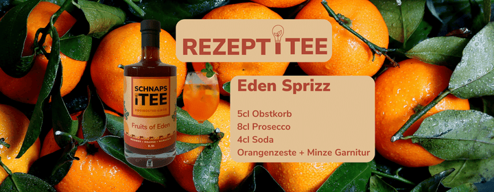 Rezeptitee - Eden Sprizz | Summer Cocktail